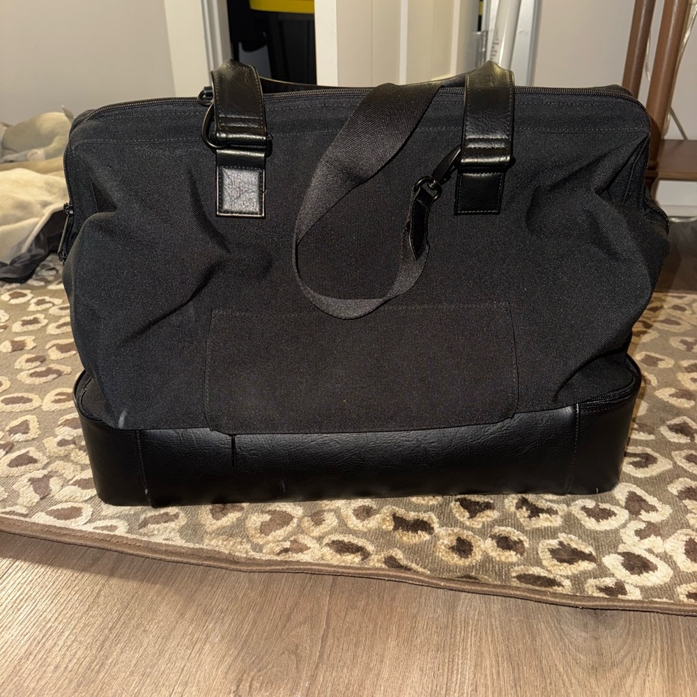 BEIS Black Weekender Travel Duffel - Picture 2 of 3